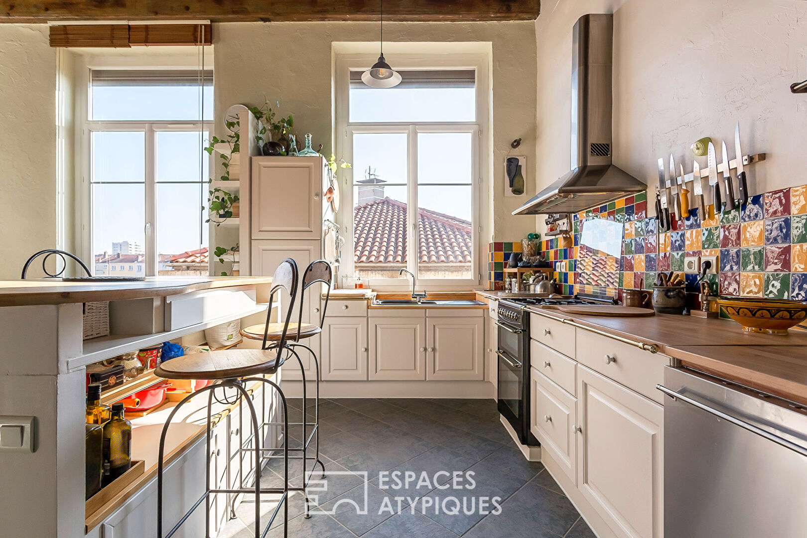 Appartement au dernier étage avec vue