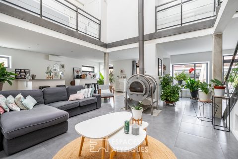 Loft avec piscine