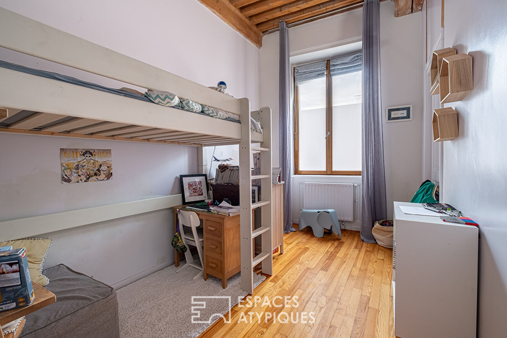 Renovated old apartment with garden in the heart of Saint-Just