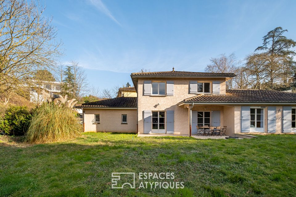 Maison en duplex avec jardin dans un cadre bucolique