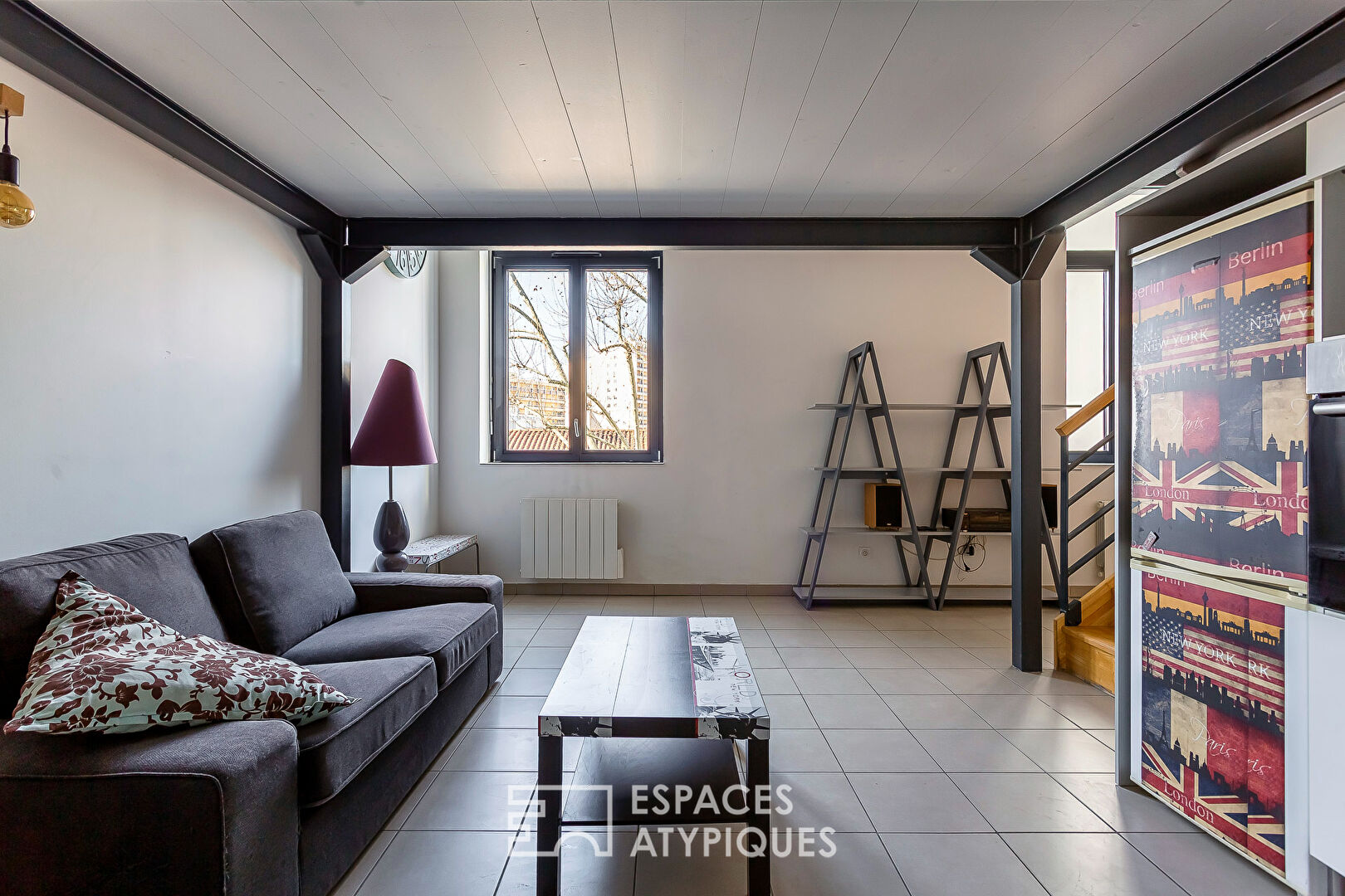 T2 rénové en duplex