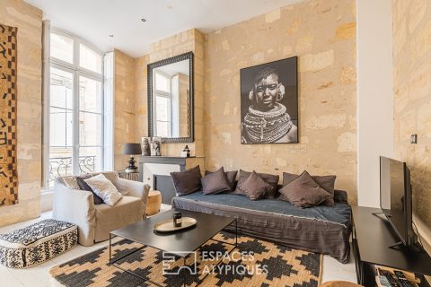 The elegant renovated duplex in the city center