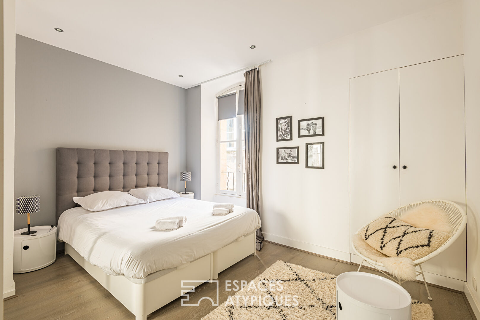 The elegant renovated duplex in the city center