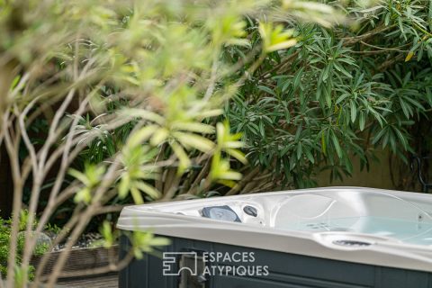 Élégante échoppe double avec jardin et garage au Bouscat