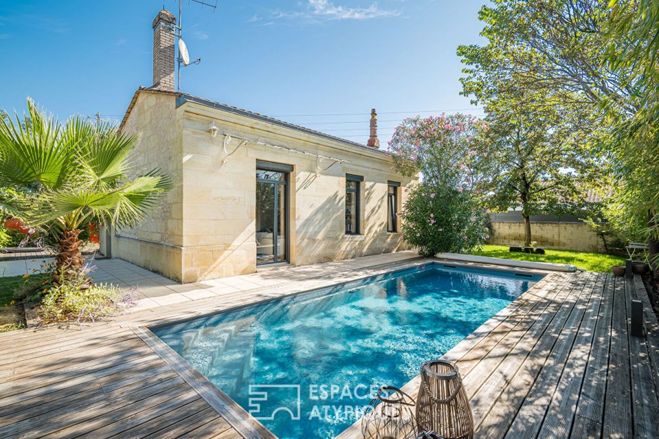 Ancien Chai en Pierre Réhabilité avec Jardin et Piscine