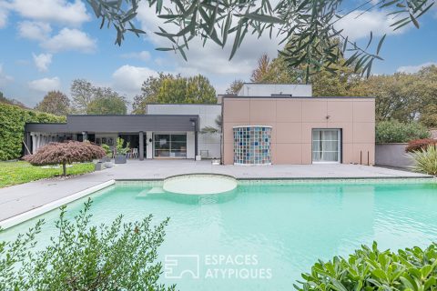 L’Écrin Contemporain with garden and swimming pool in Saint-Aubin-de-Médoc