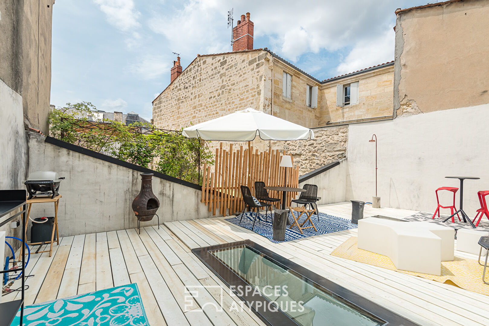 Magnifique loft avec toit terrasse aux Chartrons