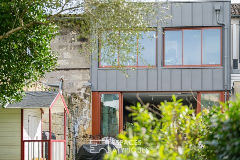 Contemporary renovated house with garden and garage