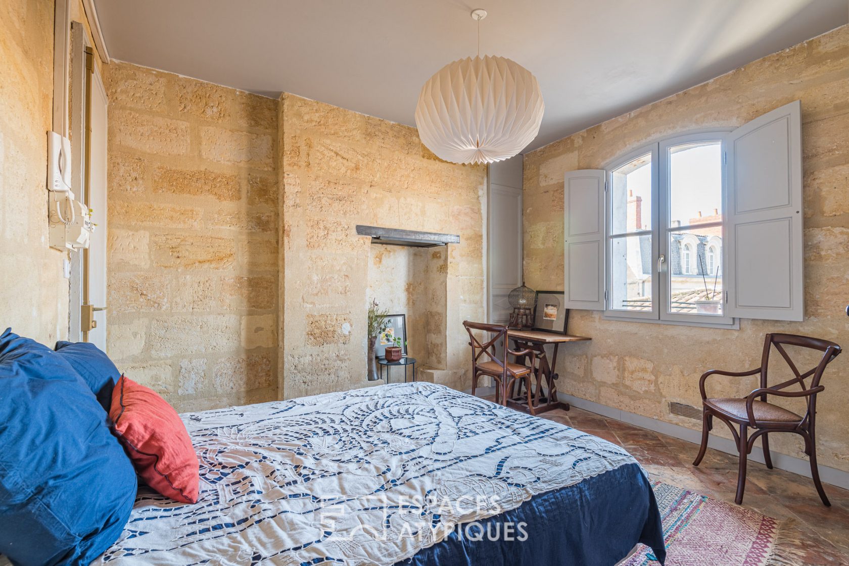 Original apartment revisited by architect in St Michel