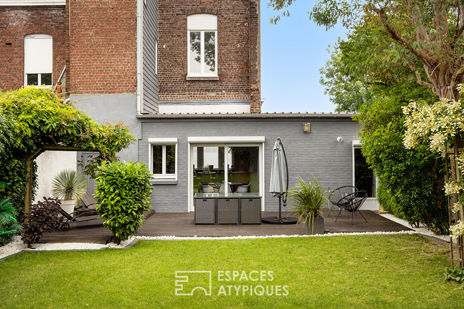 1930 house with contemporary extension and garden