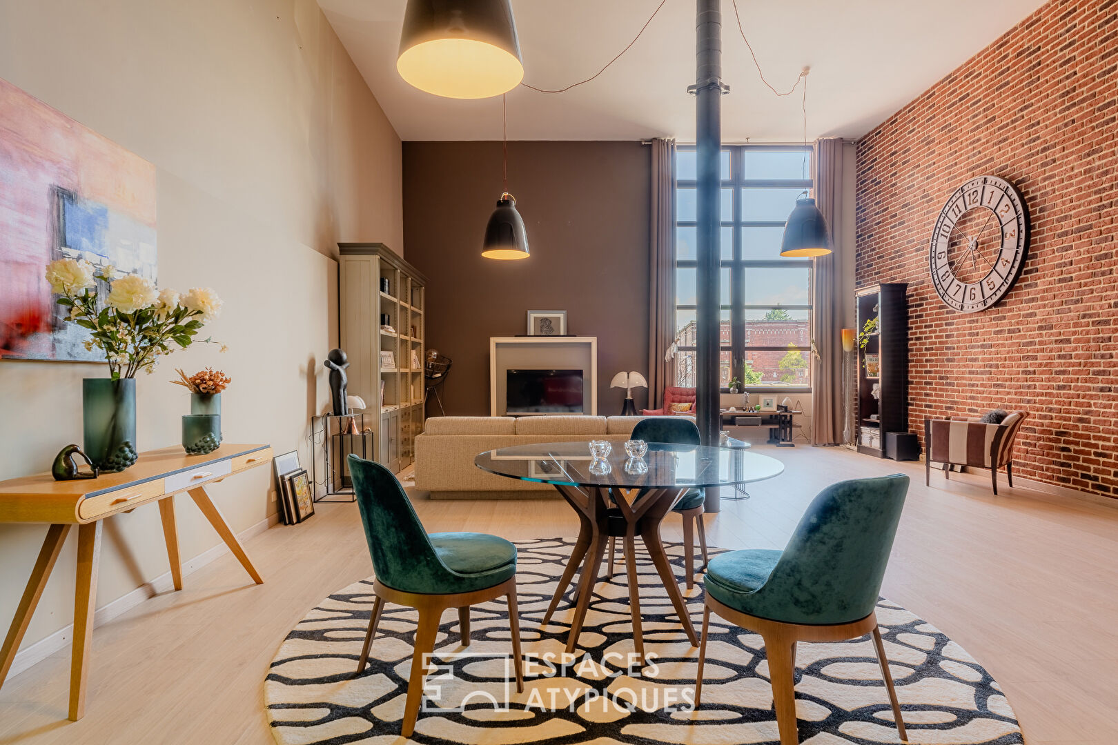 Loft in an old spinning mill