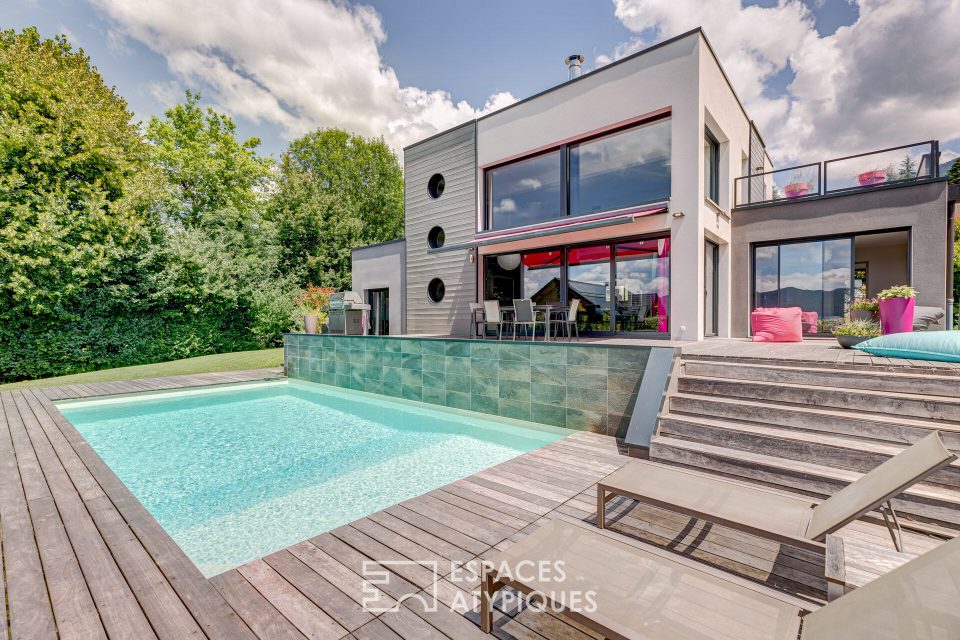 73100 PUGNY CHATENOD - Superbe contemporaine avec vue lac et piscine - Réf. 1102EA