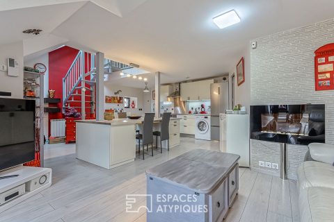 Appartement de caractère sous les toits en coeur de ville