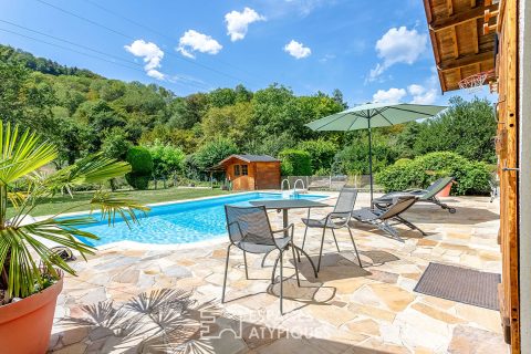 Maison familiale avec piscine chauffée