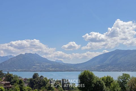 Bel appartement contemporain avec vue panoramique sur le lac