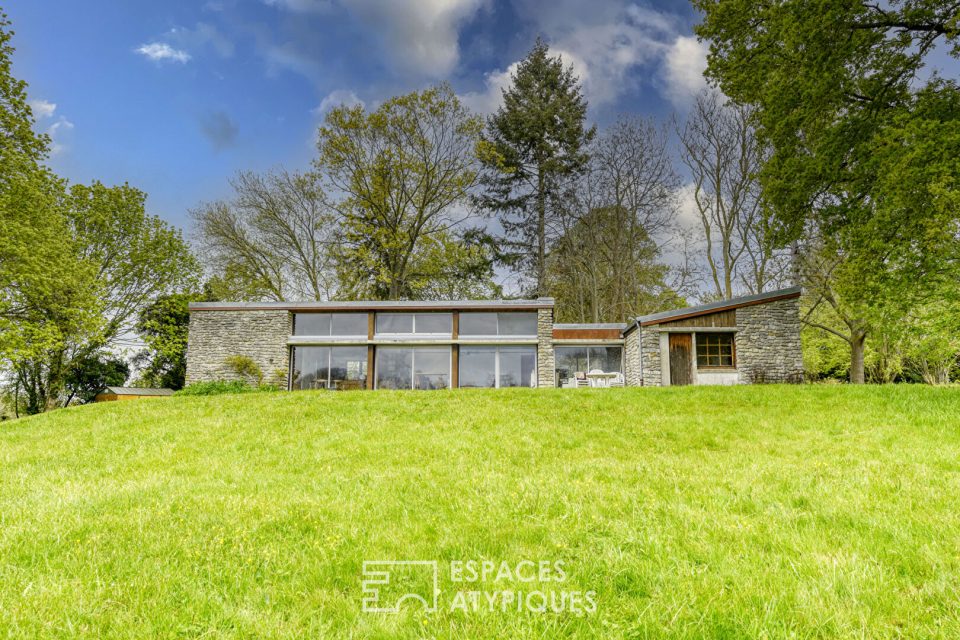 Maison d'architecte des années 50 proche Montfort l'Amaury