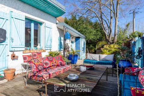 La bohême : maison en plain-pied avec jardin et ses deux ateliers