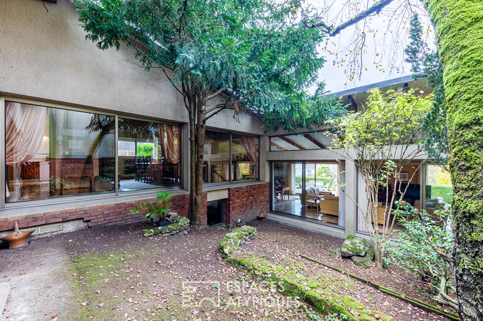 Maison d’architecte avec patio intérieur