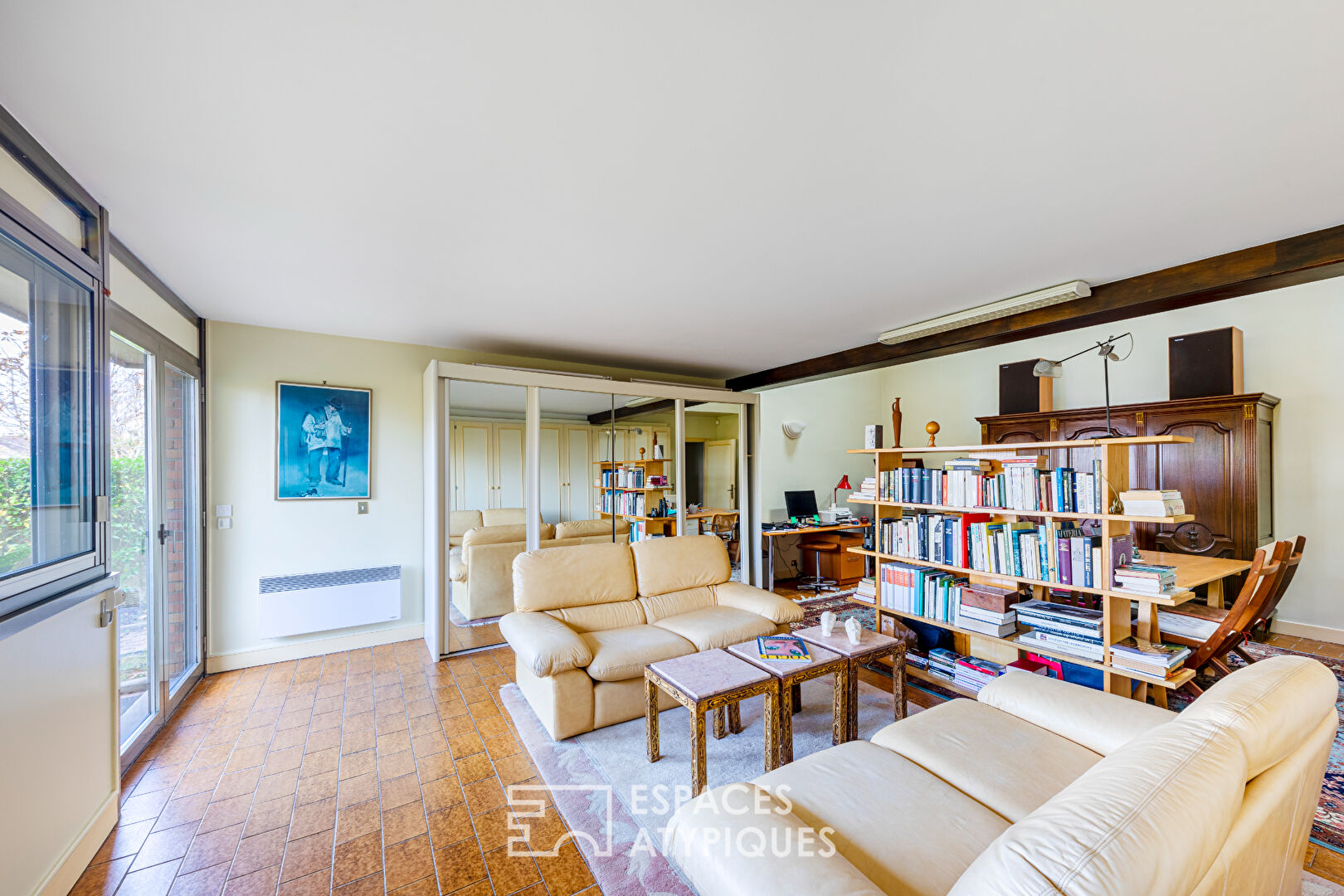 Maison d’architecte avec patio intérieur