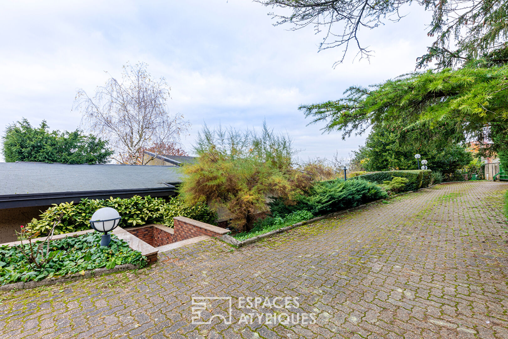 Maison d’architecte avec patio intérieur