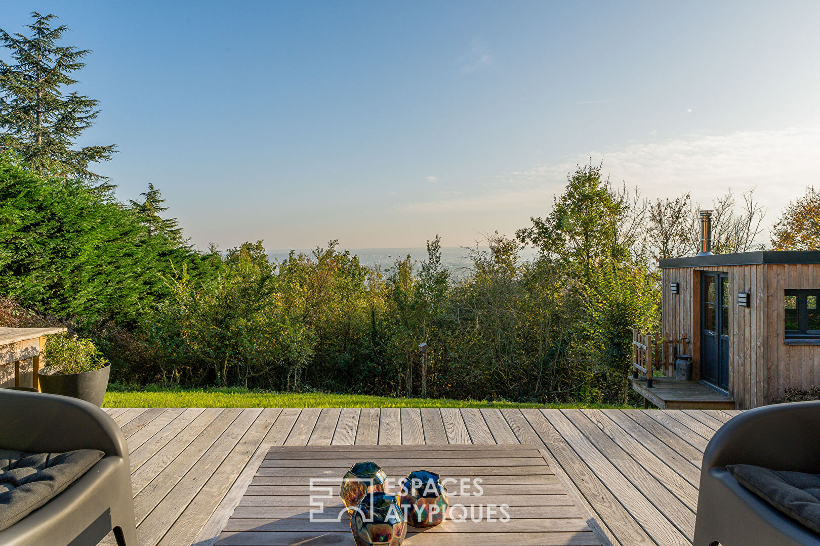 Maison passive ossature bois avec vue exceptionnelle