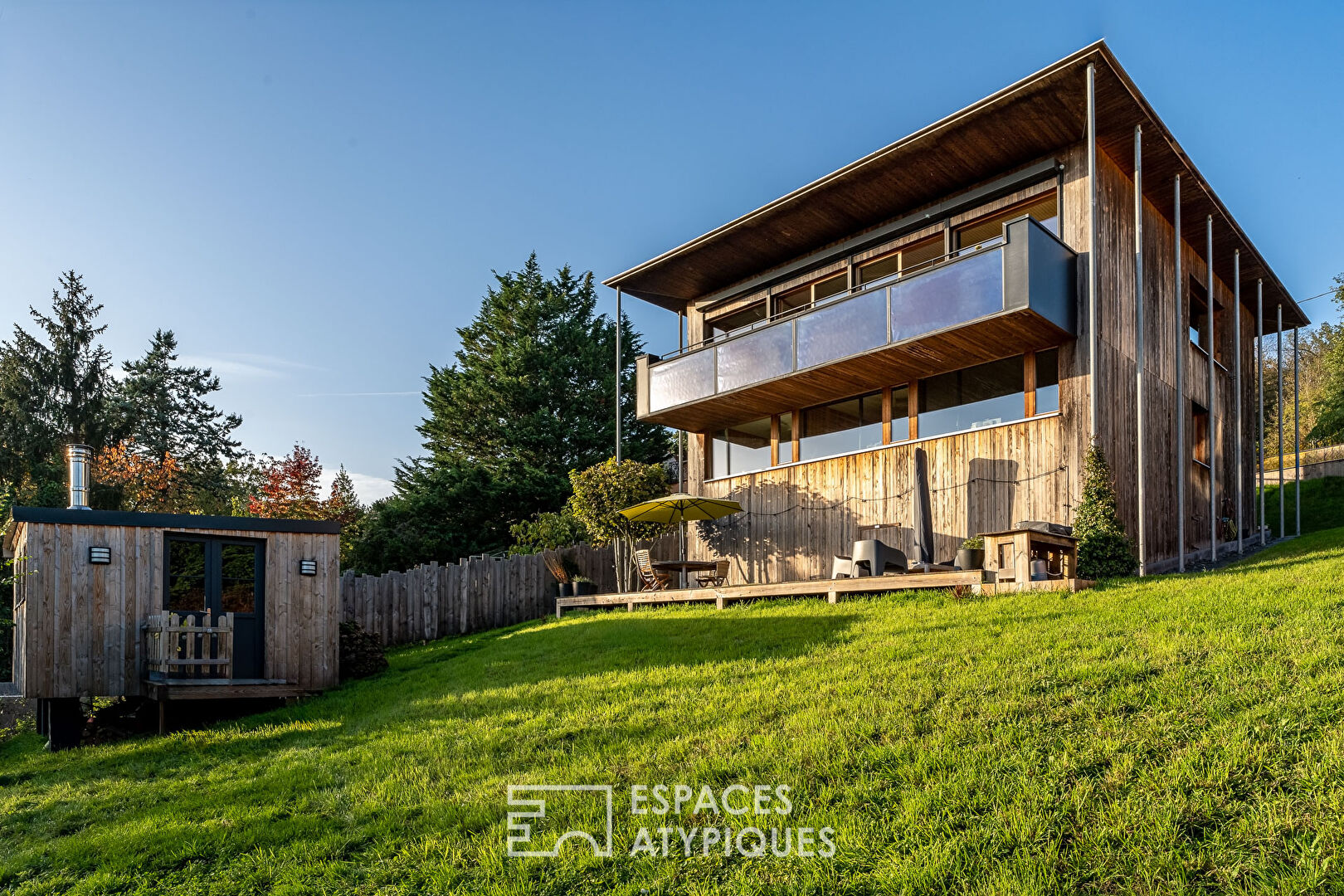 Maison passive ossature bois avec vue exceptionnelle