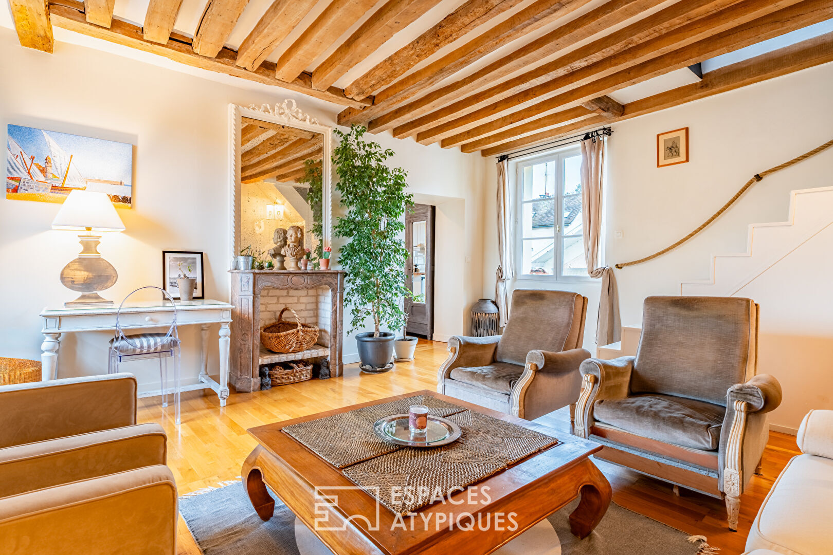 Charming duplex apartment in old Marly