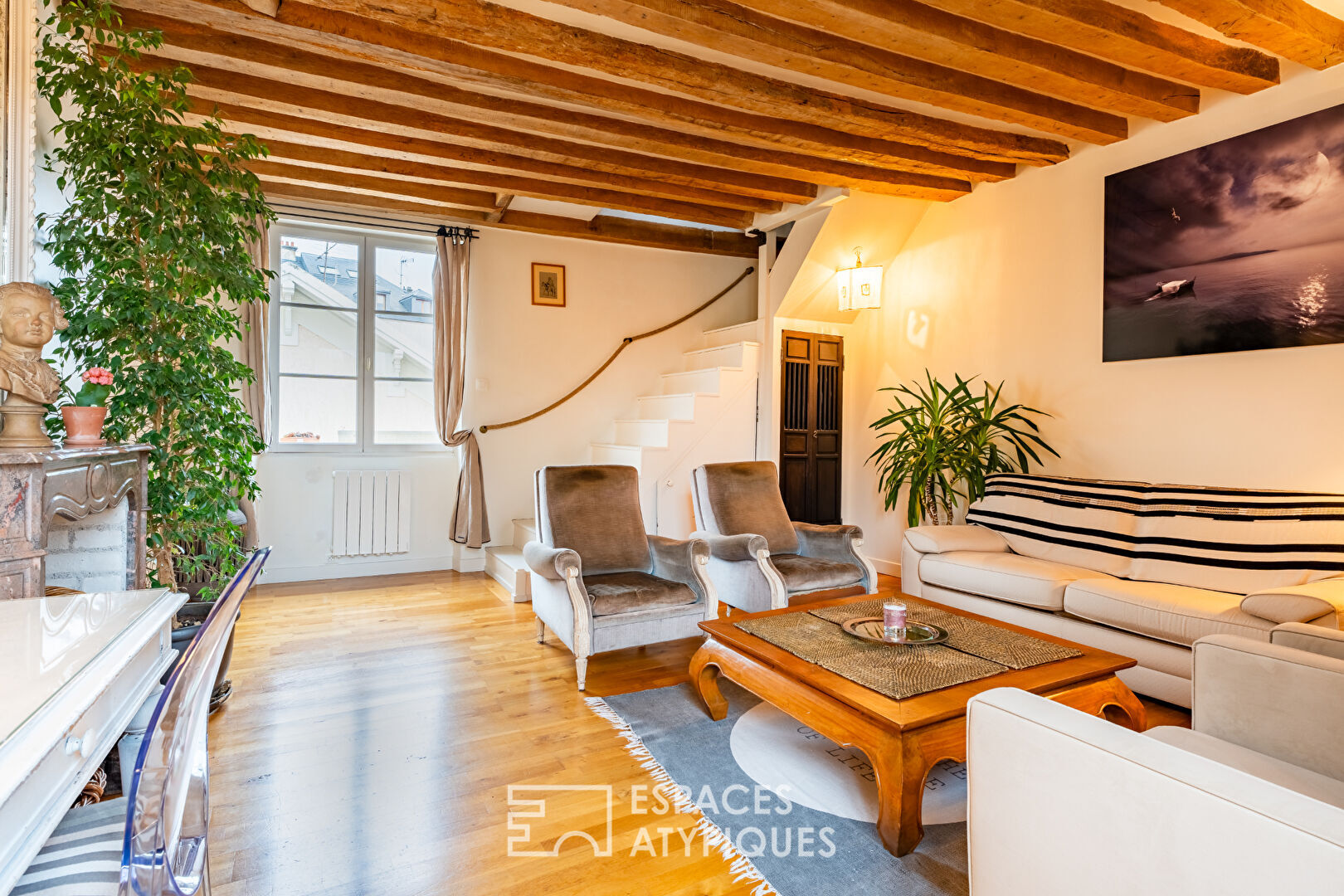 Charming duplex apartment in old Marly