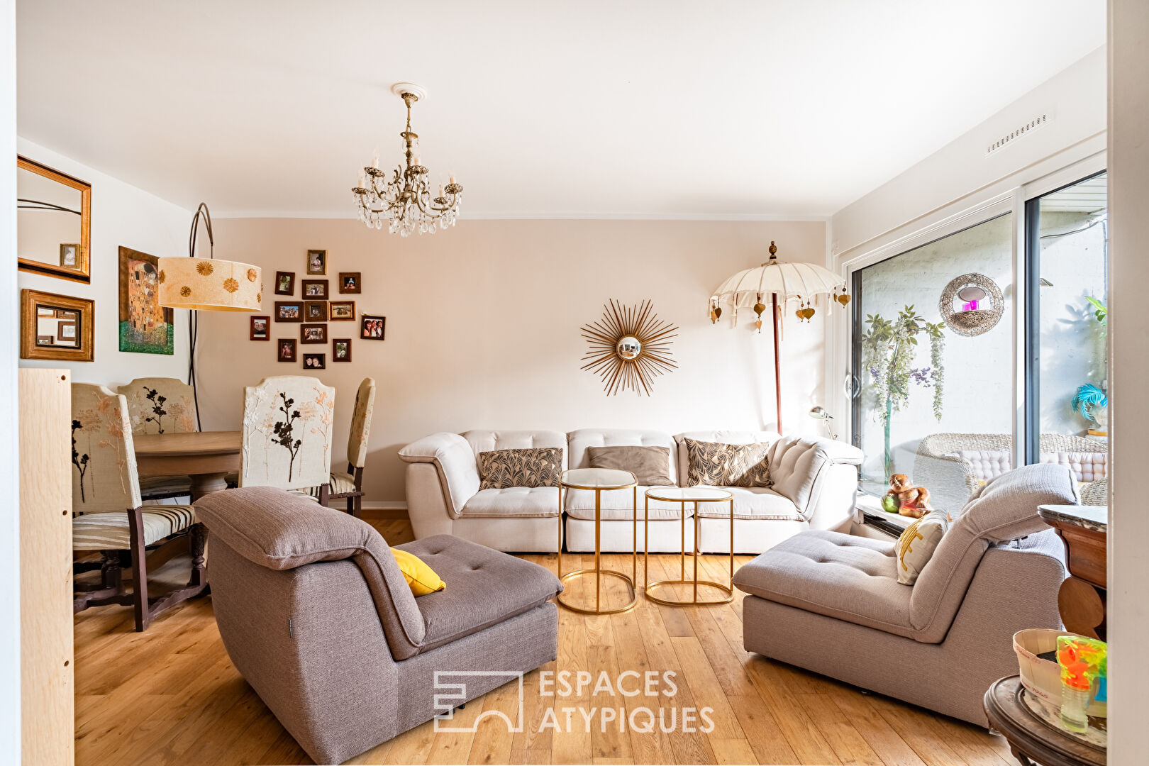 Bel appartement lumineux avec terrasse et jardin