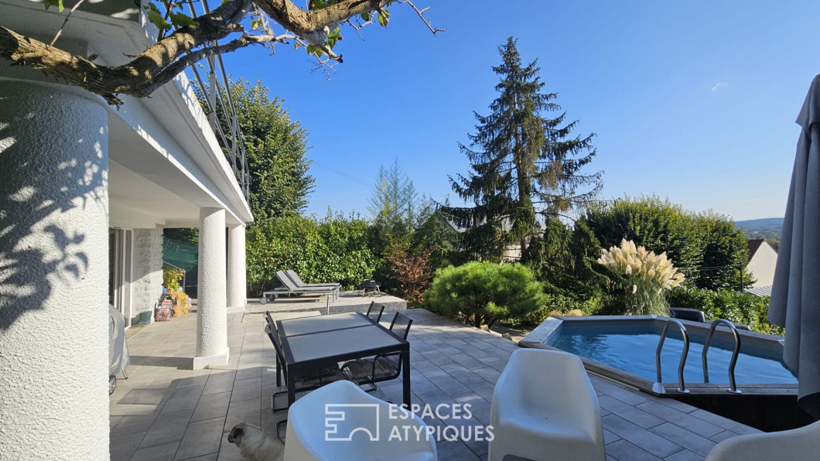 Maison avec vue exceptionnelle sur les boucles de Seine