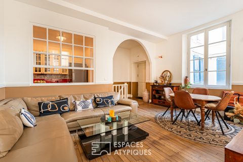 Duplex apartment in souplex with beautiful converted vaulted cellar