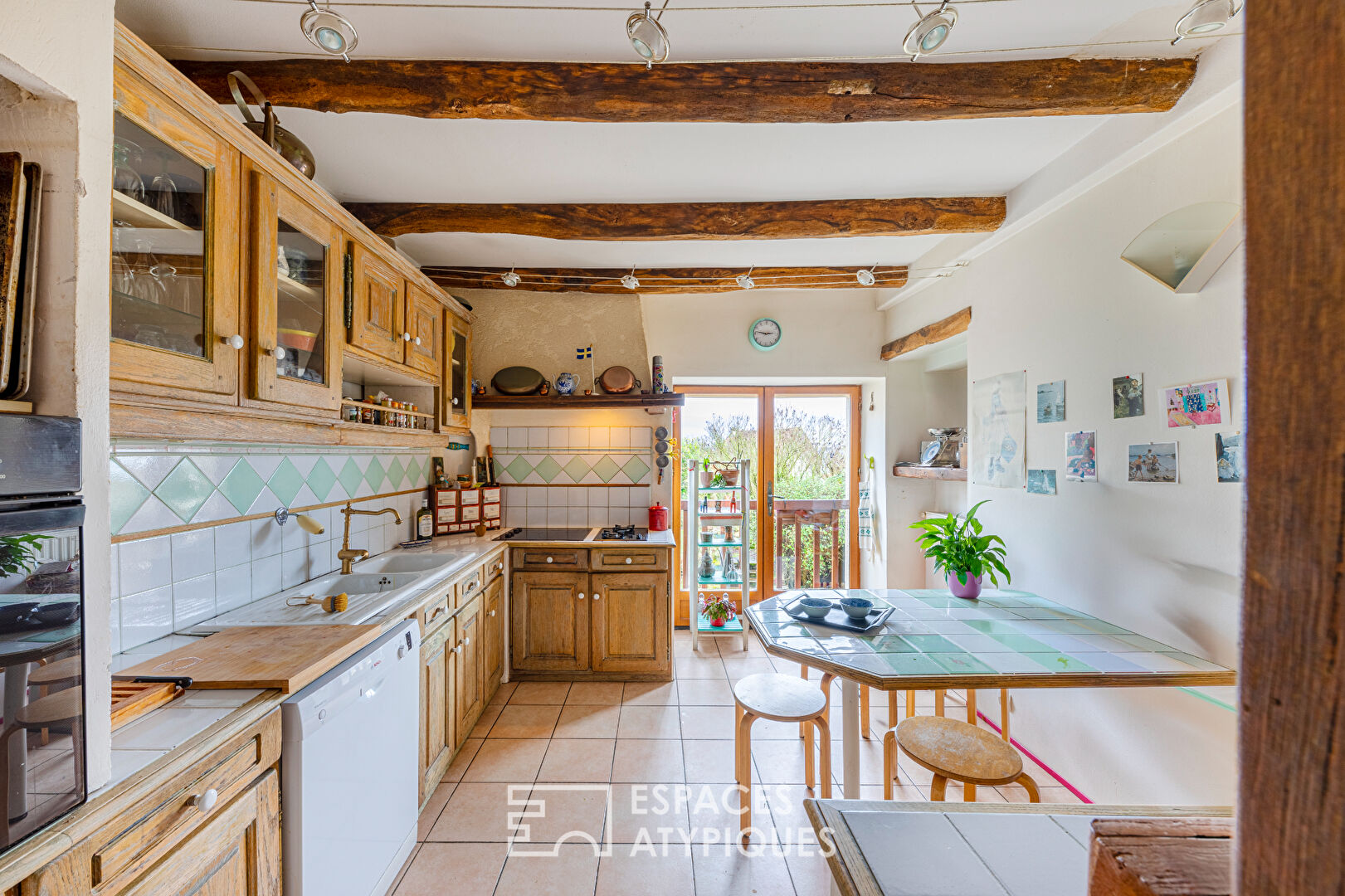 Old farmhouse with magnificent view