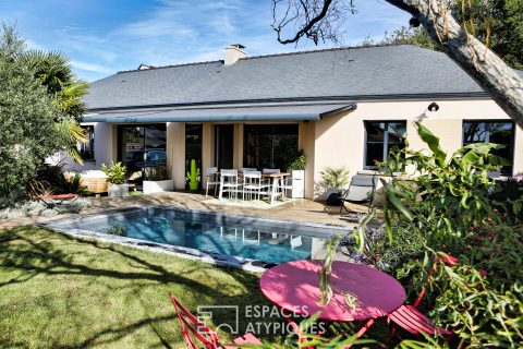 Maison contemporaine avec piscine