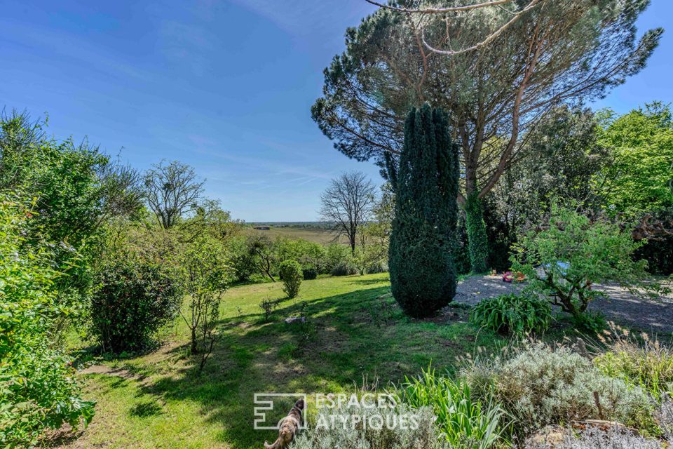 Entre ciel et vignes : Maison de campagne à la vue imprenable