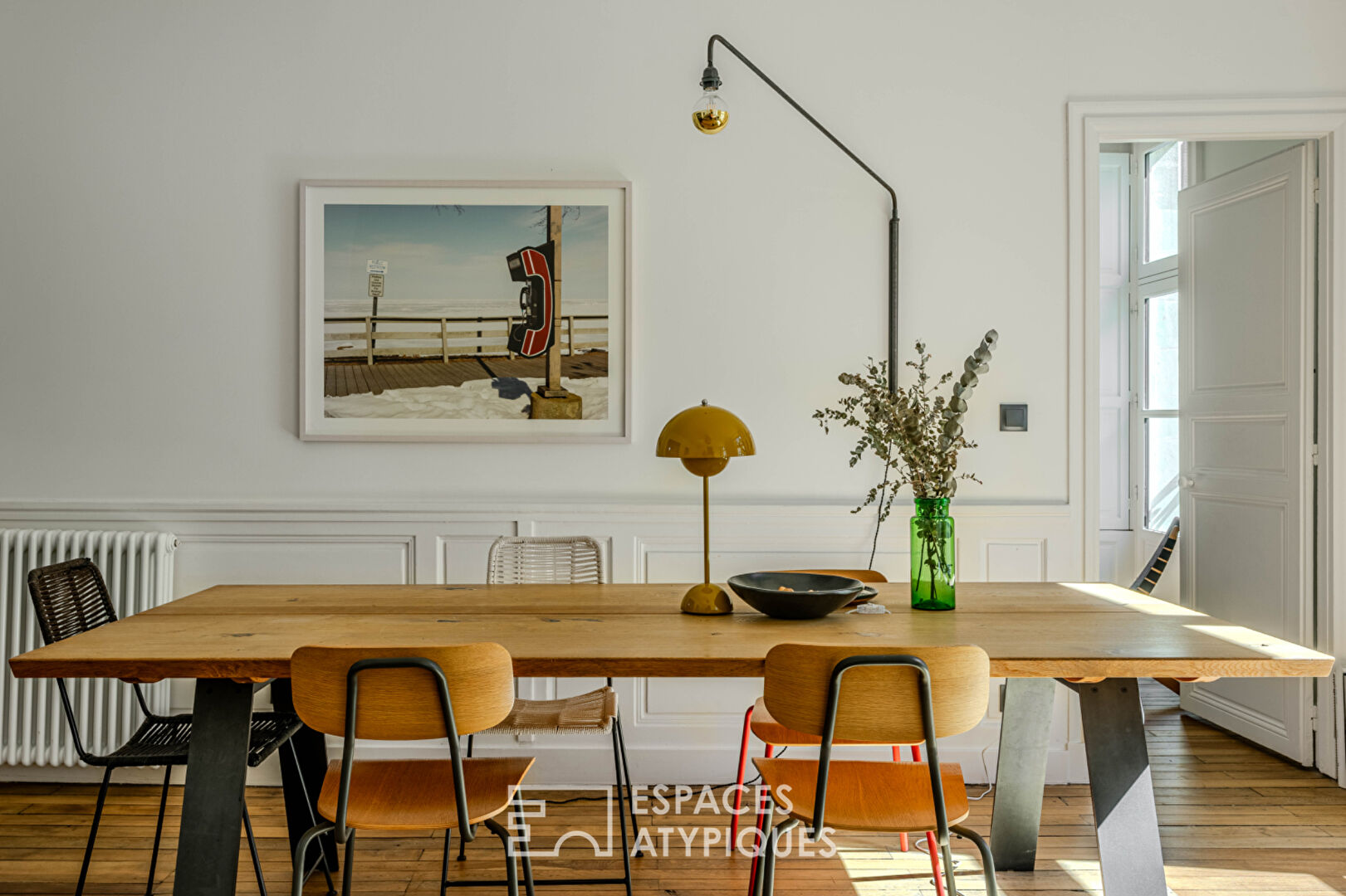 Discovering an apartment with undeniable charm