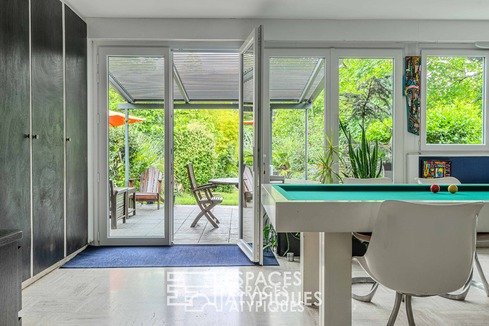 La belle bleue : Maison d’architecte Bouguenais Les Couëts