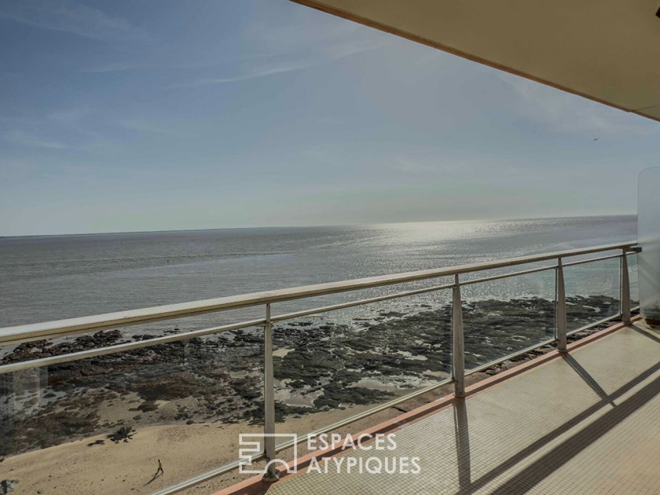 Bel appartement avec vue mer panoramique à Villès-Martin