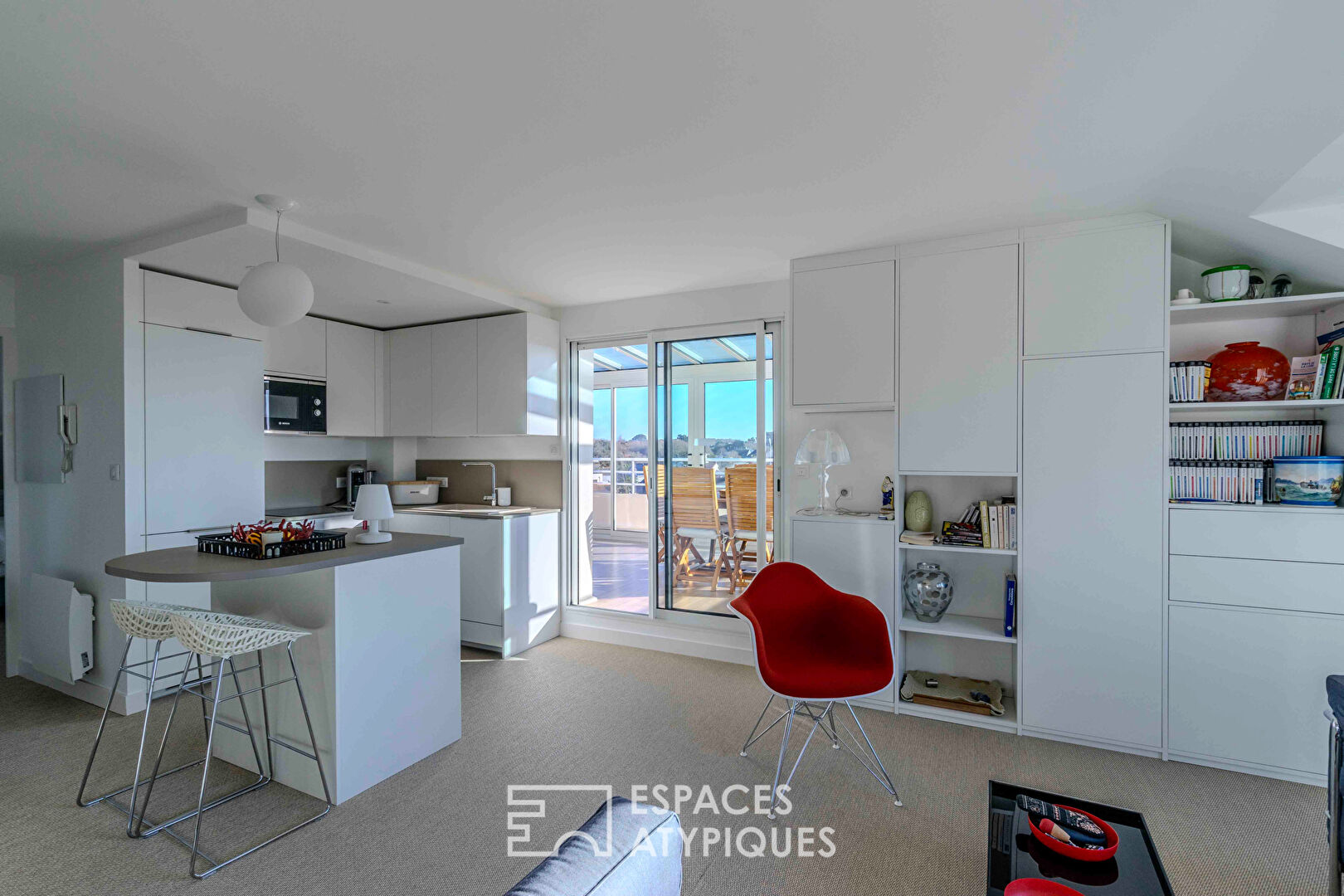 Appartement T4 dernier étage avec aperçu mer !