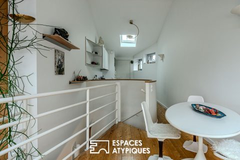 DUPLEX  » inédit »  Cosy et Atypique sous les toits de Nantes