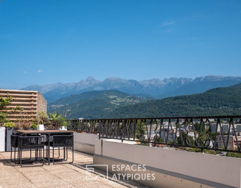 Appartement avec terrasse et vue époustouflante à 360°