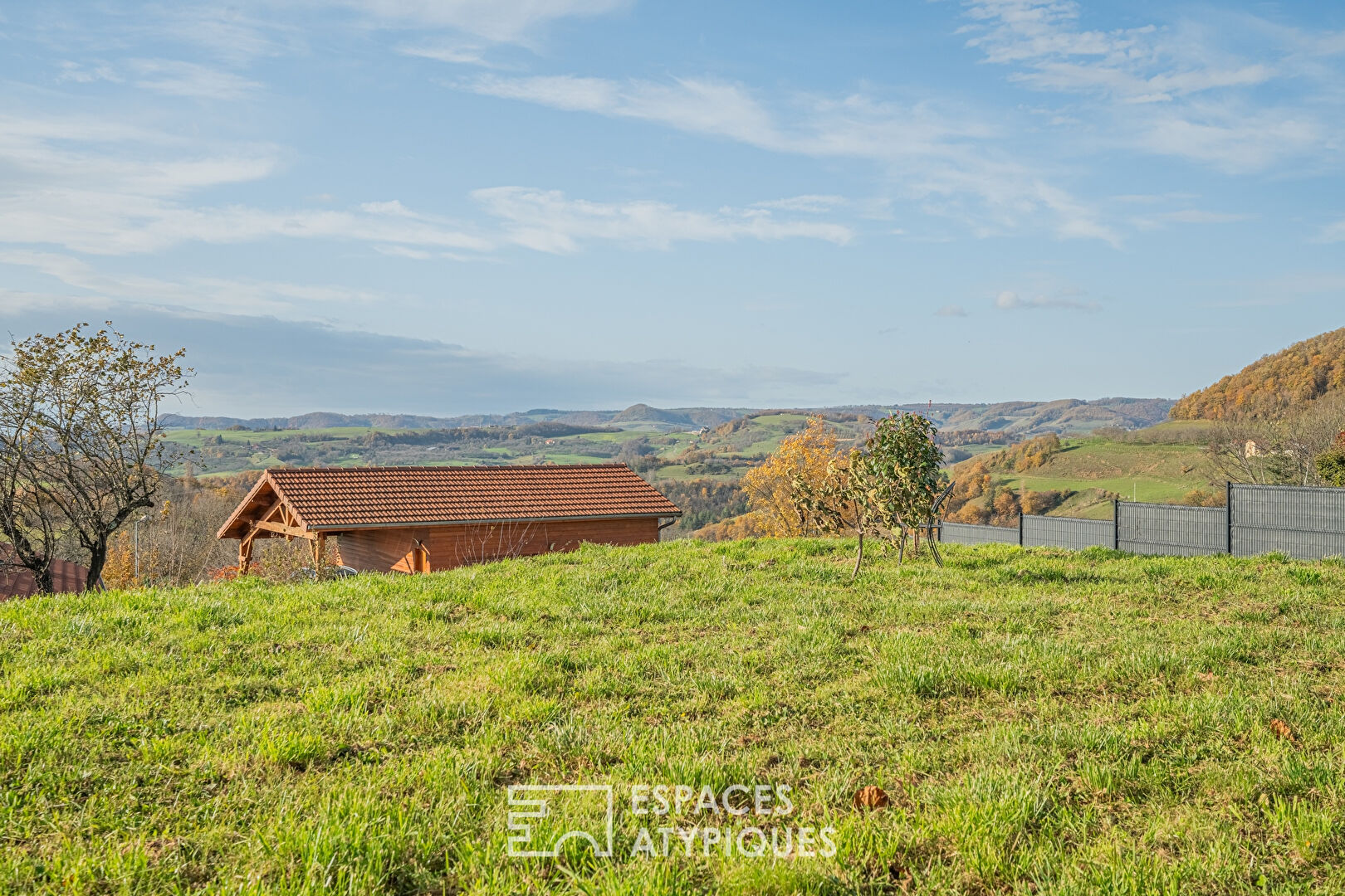 Maison contemporaine et sa vue d’exception sur le pays de Vinay