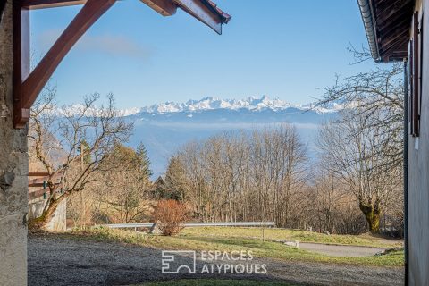 Old renovated farm and its barn to be redesigned on the Plateau des Petites Roches