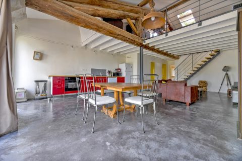 Former winery converted into a loft apartment