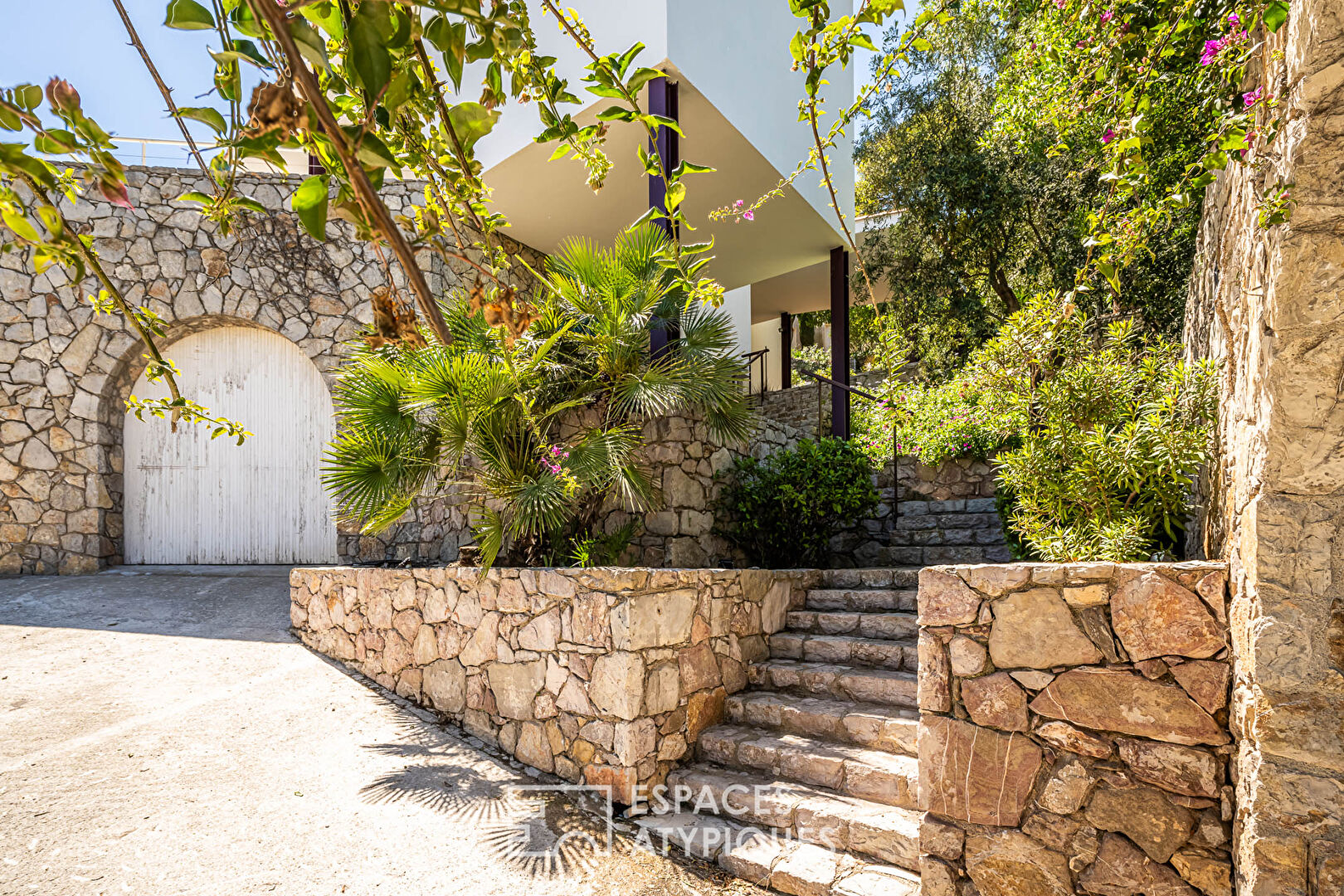 Open plan villa with sea and coastal views