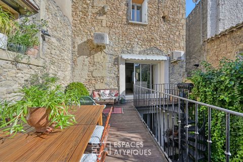 Maison Vigneronne avec jardin et terrasse suspendue