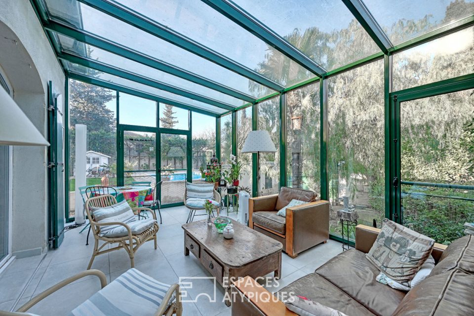 Jolie maison avec piscine et jardin paysagé dans un secteur recherché de Montpellier