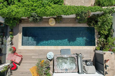 Museum loft and its swimming pool