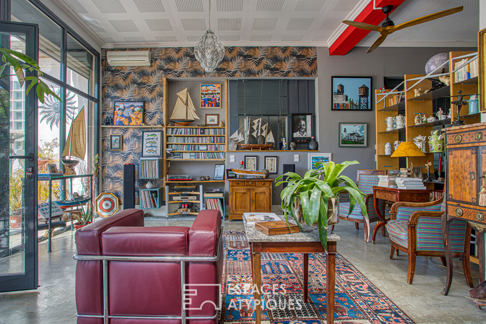 Museum loft and its swimming pool