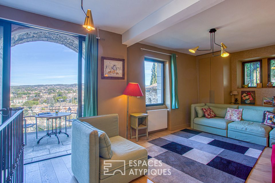 Maison en pierre avec vue panoramique, écrin de charme au coeur de Vaison-la-Romaine