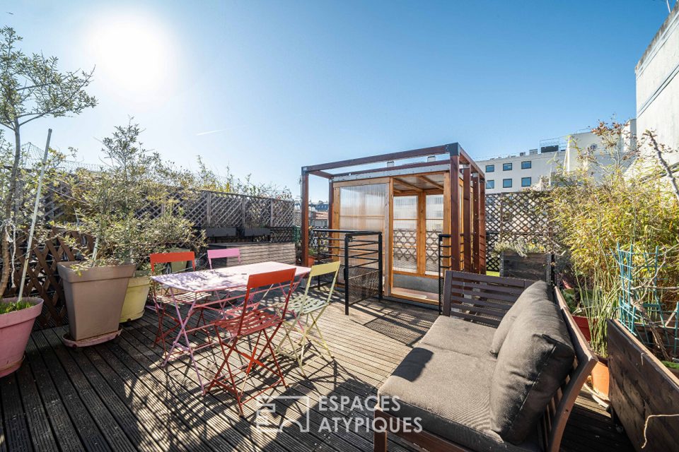 Duplex en dernier étage avec rooftop